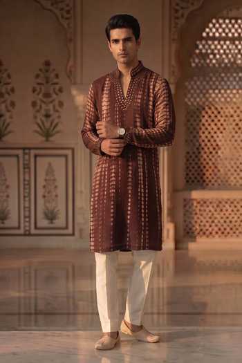 Prateek Munjal Cotton Kurta Pant Set 