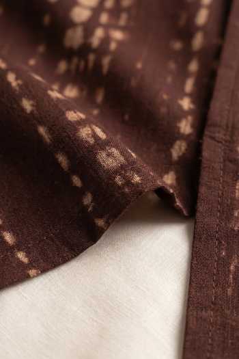 Buy_Prateek Munjal_Wine Cotton Kurta Pant Set _Online_at_Aza_Fashions