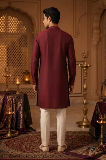 Prateek Munjal Cotton Kurta Pant Set 