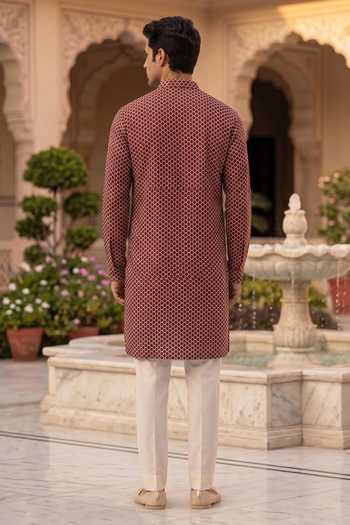 Prateek Munjal Cotton Kurta Pant Set 