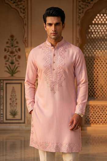 Prateek Munjal Cotton Kurta Pant Set 