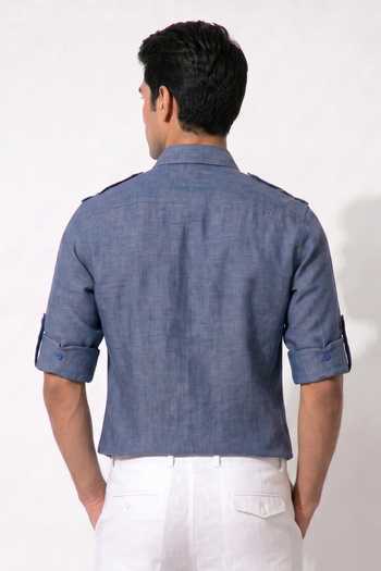 Prateek Munjal Linen Shacket 
