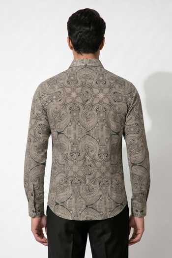 Prateek Munjal Cotton Paisley Shirt 