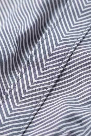 Buy Prateek Munjal Blue Cotton Diagnal Striped Shirt Online at Aza Fashions Buy_Prateek Munjal_Blue Cotton Diagnal Striped Shirt _Online_at_Aza_Fashions