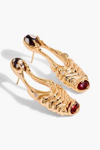 Outhouse Sirocco Carved Earrings