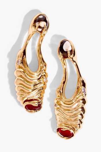 Outhouse Sirocco Carved Earrings