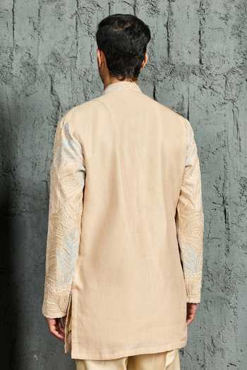 Sarab Khanijou Oasis Embroidered Short Kurta Set 
