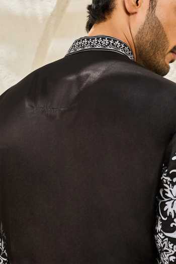 Sarab Khanijou Shadowline Embroidered Kurta Set 