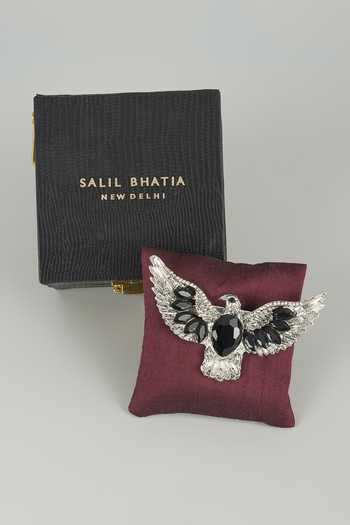 Salil Bhatia Eagle Embellished Brooch 
