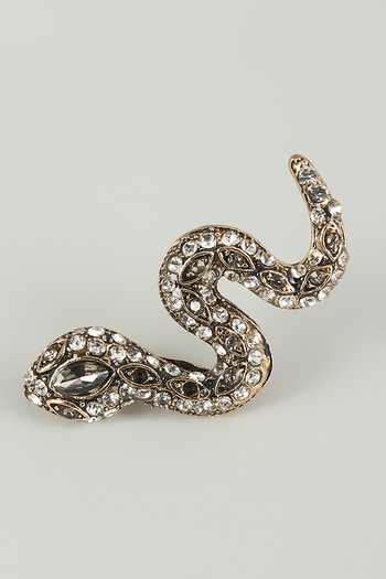 Salil Bhatia Serpent Embellished Brooch 