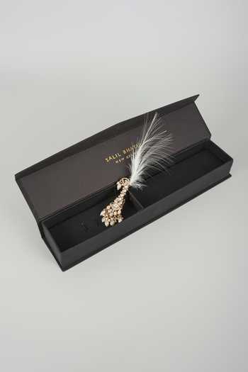 Salil Bhatia Pearl Embellished Feather Kalangi