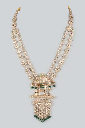 Salil Bhatia Imperial Elephant Handmade Pendant Necklace 