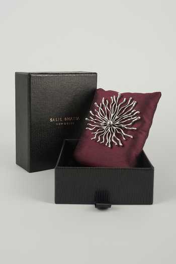 Salil Bhatia Flower Burst Embellished Brooch 