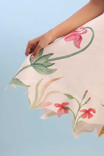 Ozeqo Beige Neoprene Sweetheart Neck Aspen Corset Printed Dress With Draped Bow at Aza Fashions Ozeqo_Beige Neoprene Sweetheart Neck Aspen Corset Printed Dress With Draped Bow _at_Aza_Fashions