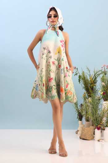 Ozeqo Montana Short Printed Dress