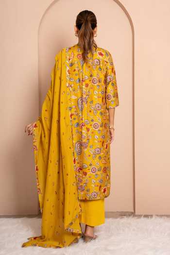 Kameez Rustic Marigold Digital Print Kurta Set