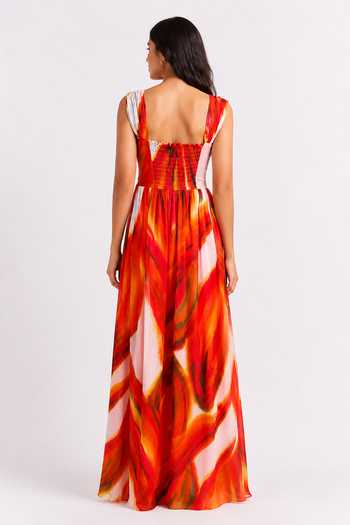 Poppi Printed Maxi Dress 