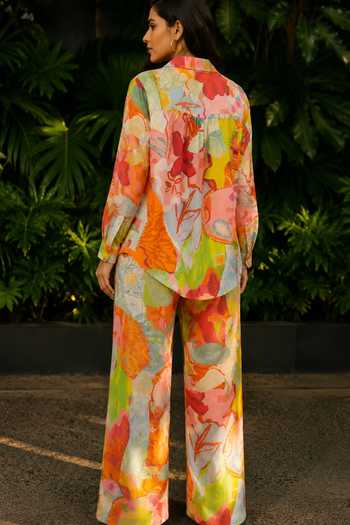 Poppi Printed Shirt & Pant Set 