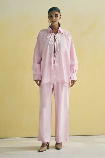 Meher By Islie Patchwork Shirt & Trouser Set 