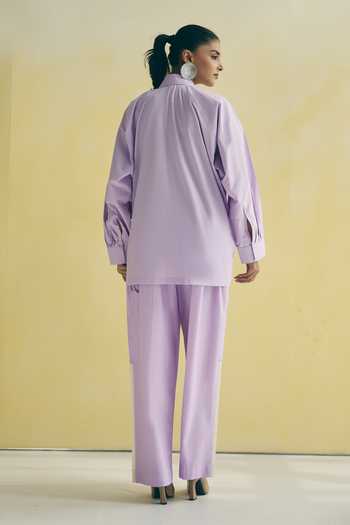 Meher By Islie Oversized Shirt & Trouser Set 