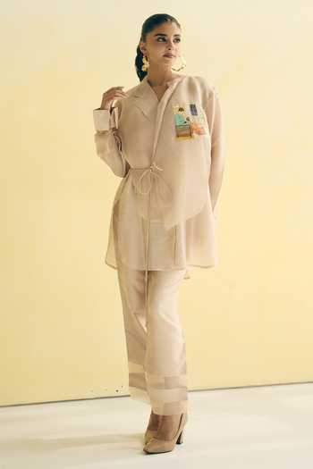 Meher By Islie Overlap Top & Pant Set 