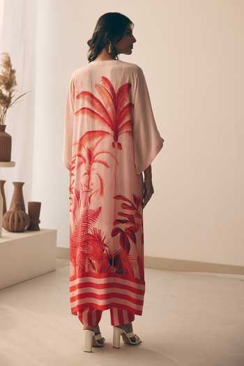 Meher By Islie Printed Kaftan With Pant 