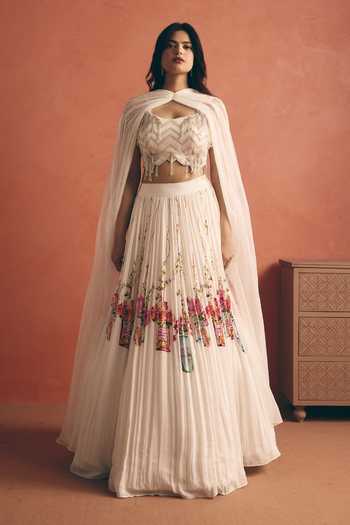 Meher By Islie Rose Print Lehenga Set 