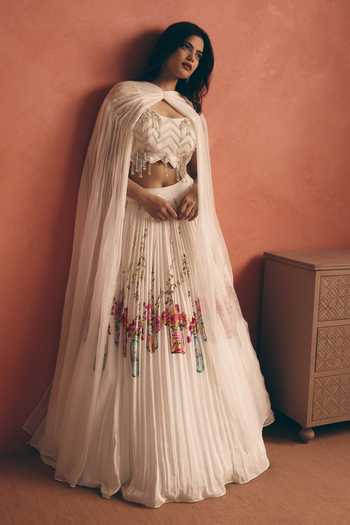 Meher By Islie Rose Print Lehenga Set 