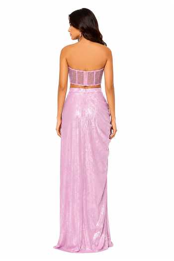 Nivedita Saboo Draped Skirt With Corset 