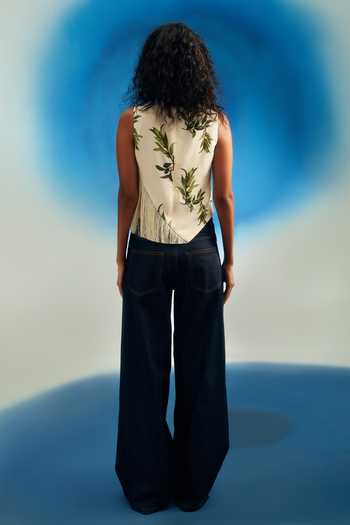Shriya Som Botanical Print Top 