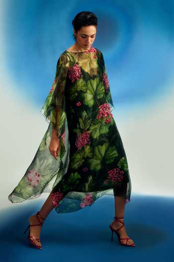 Shriya Som Floral Print Dress 