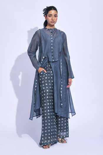 JAYATI GOENKA Kala Tama Yoke Tunic Set 