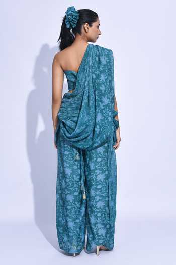 JAYATI GOENKA Dissected Printed Corset Trouser Set 