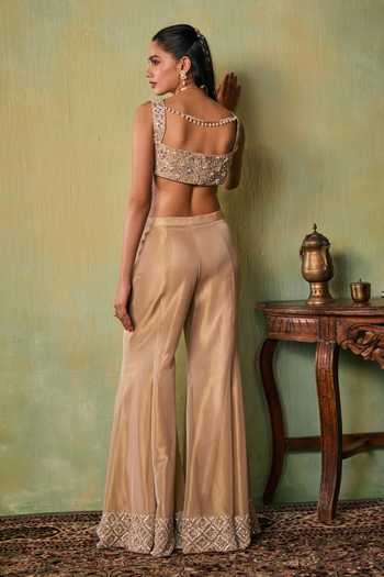 Seema Thukral Shiloh Hand Work Embellished Choli & Pant Set