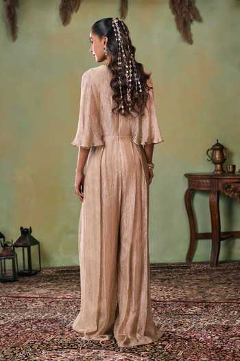 Seema Thukral Charlette Pleated Jumpsuit