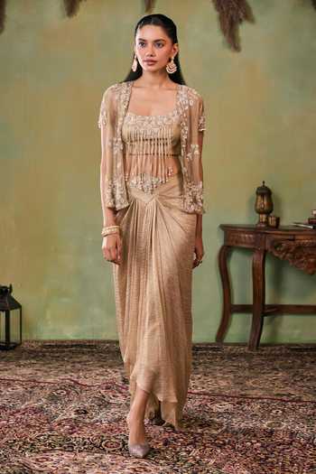 Seema Thukral Elara Embellished Jacket & Skirt Set