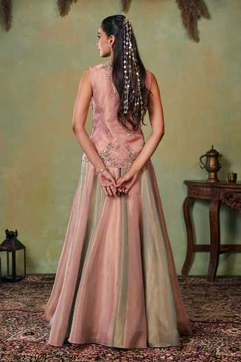 Seema Thukral Rosalia Embroidered Jacket & Lehenga Set