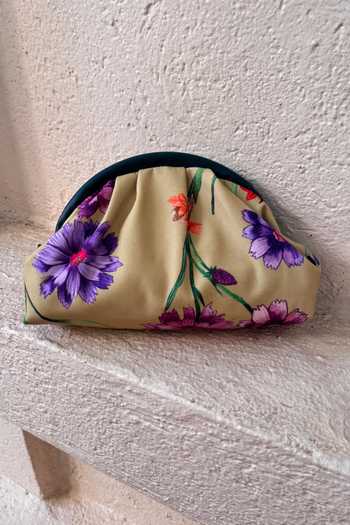 Bhavna Kumar Printed Puff Clutch Bag 