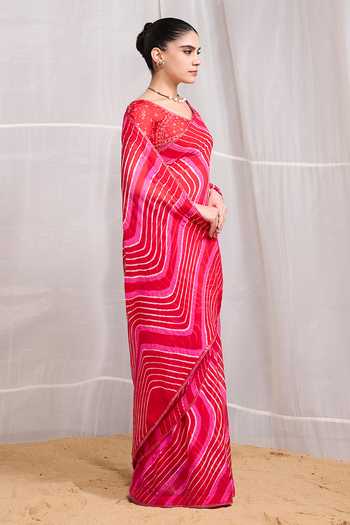 Naina Jain Tarang Hand Dyed Saree With Blouse 