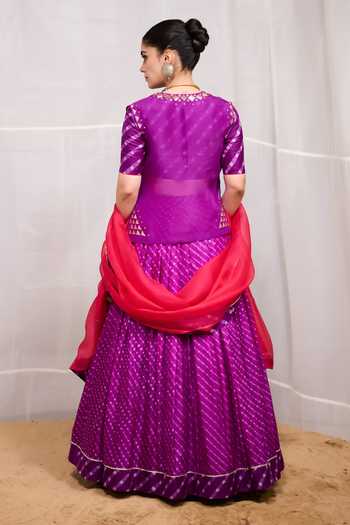 Naina Jain Rela Embroidered Jacket Lehenga Set 