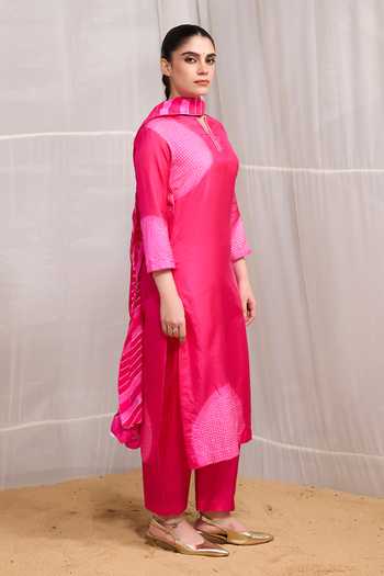 Naina Jain Saanjh Shibori Pattern Kurta Set 