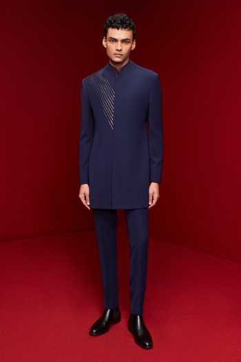 Tisa - Men Embroidered Sherwani Set 