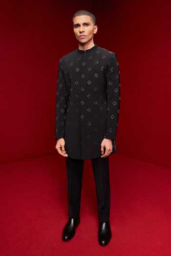 Tisa - Men Cutdana Embroidered Sherwani Set 