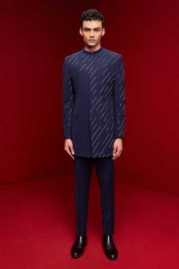 Tisa - Men Embroidered Sherwani Set 