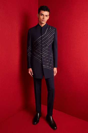 Tisa - Men Embroidered Sherwani Set 