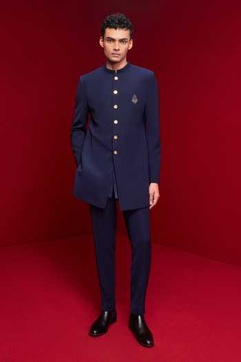 Tisa - Men Embroidered Sherwani Set 
