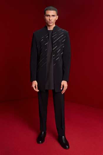 Tisa - Men Embroidered Bandhgala & Kurta Set 