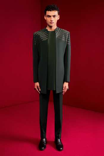 Tisa - Men Embroidered Bandhgala & Kurta Set 