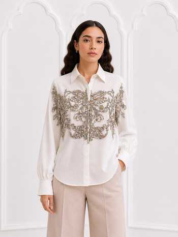 Nivedita Saboo Hand Embroidered Shirt 