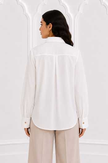 Nivedita Saboo Bird Embroidered Shirt 